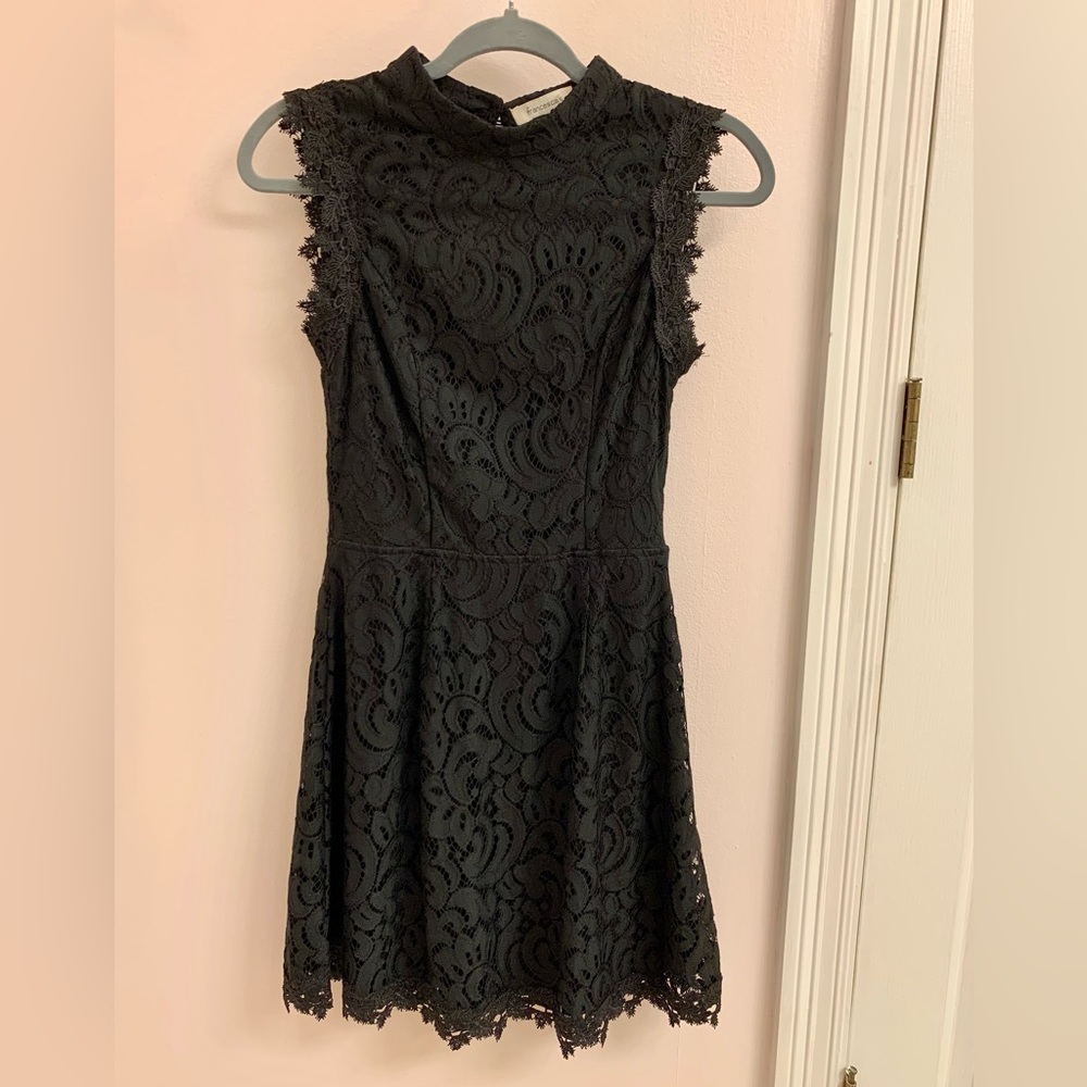 Wednesday Addams! Awesome black lace dress!